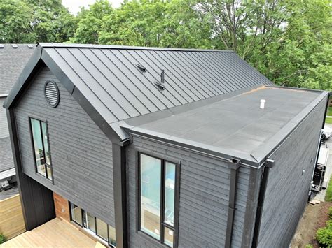 can metal roofs replace flat house roofs|metal roofing for flat roof.